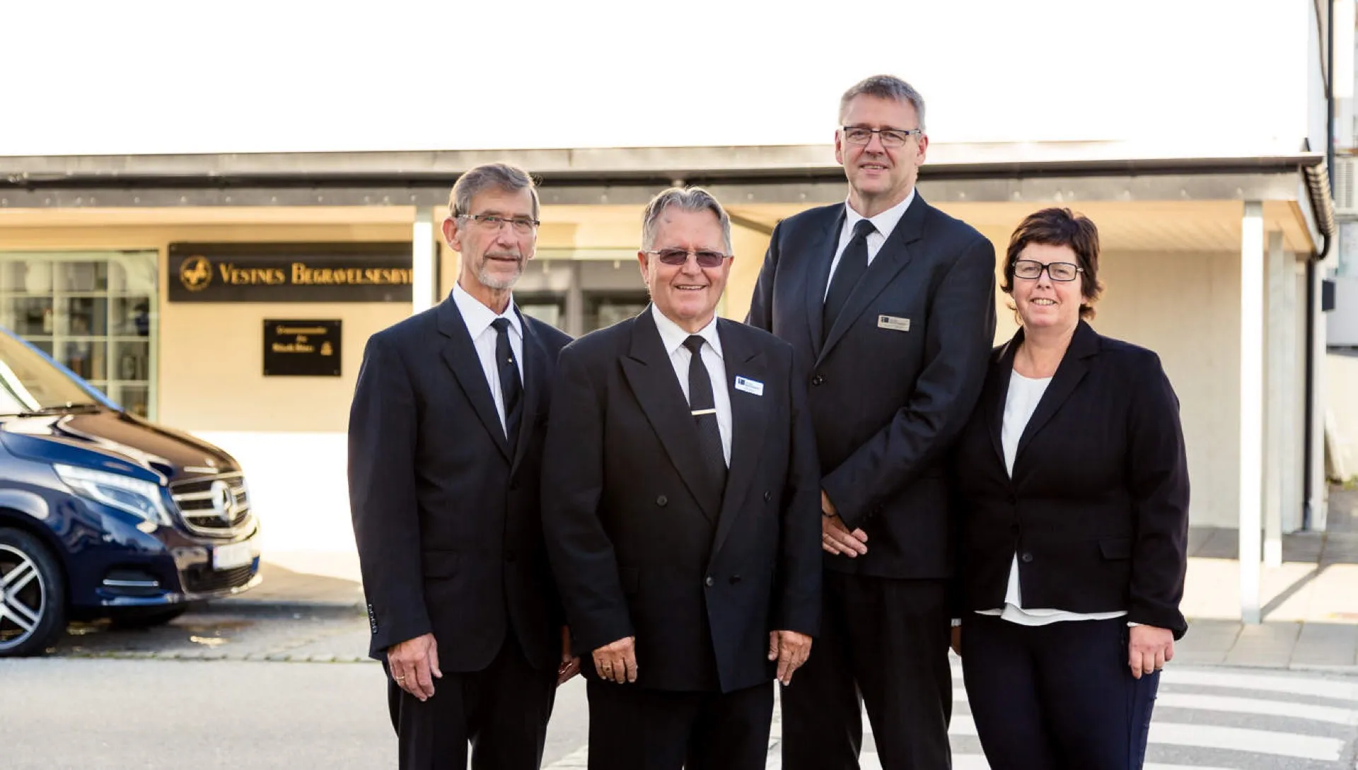 Teamet i Vestnes Begravelsesbyrå